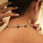 Mishi Fine Layered Floral Motif Necklace