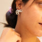 Aadhya Haathi Carved Stud Earring