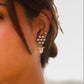 Virasat Floral Pearl Drop Earring