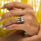 Ruh Trishul Damru Ring