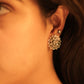 Lustre Flower Twinkling Stud Earrings