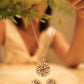 Lustre Flower Twinkling Necklace Set