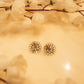 Lustre Flower Twinkling Stud Earrings