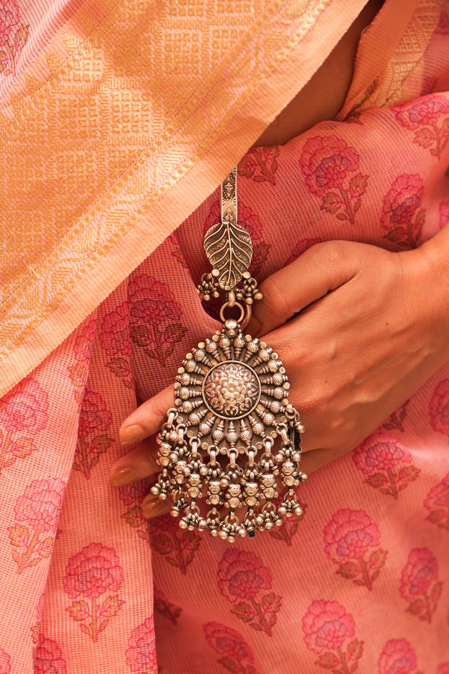 Virasat Floral Ghungroo Charm Satka