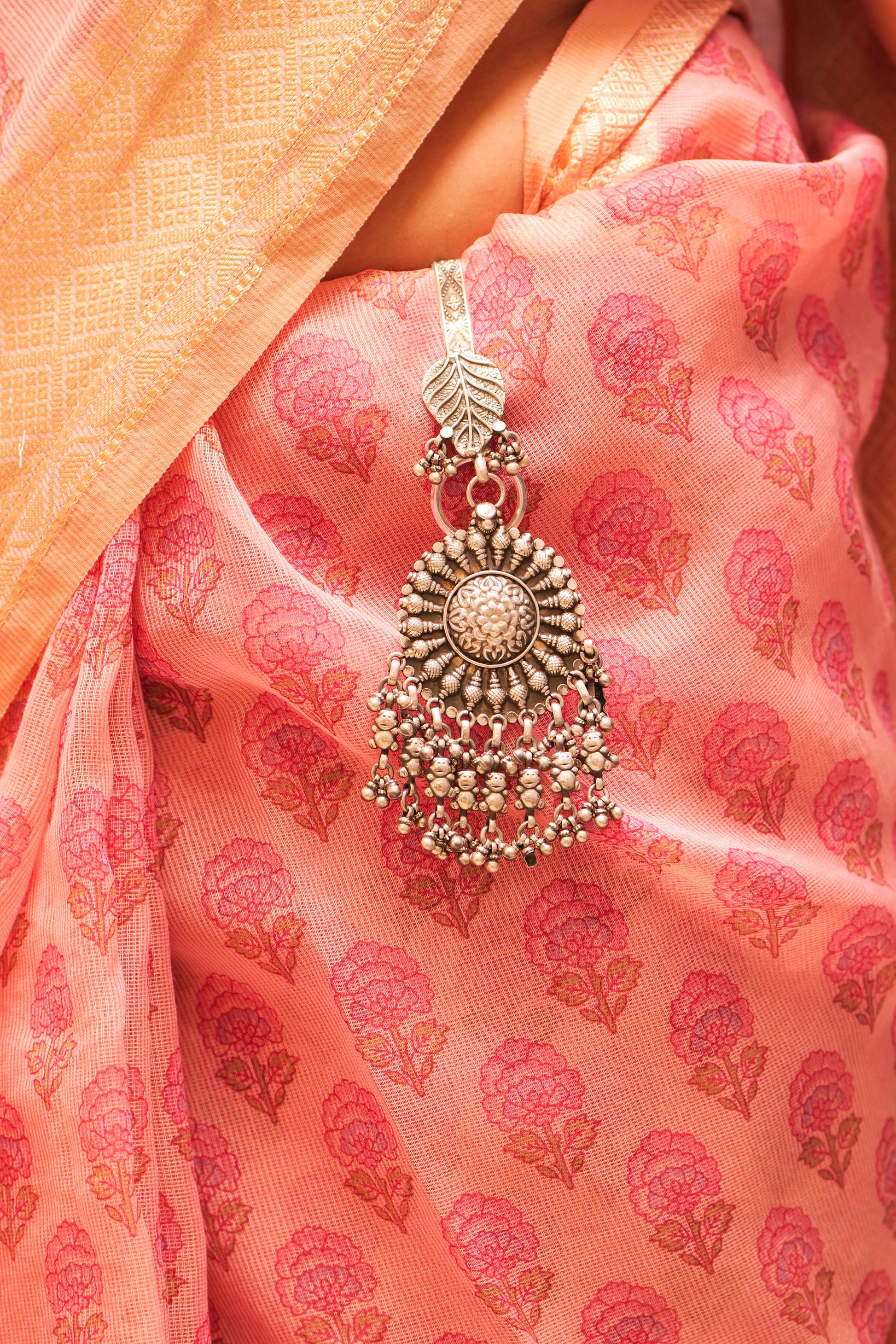 Virasat Floral Ghungroo Charm Satka