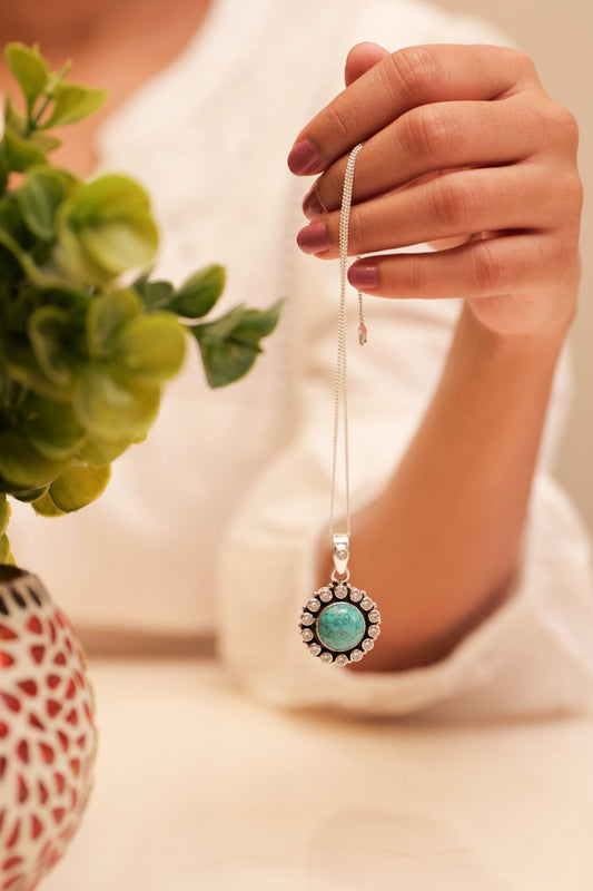 Aadhya Jadau Turquoise Necklace