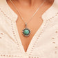 Aadhya Jadau Turquoise Pendant