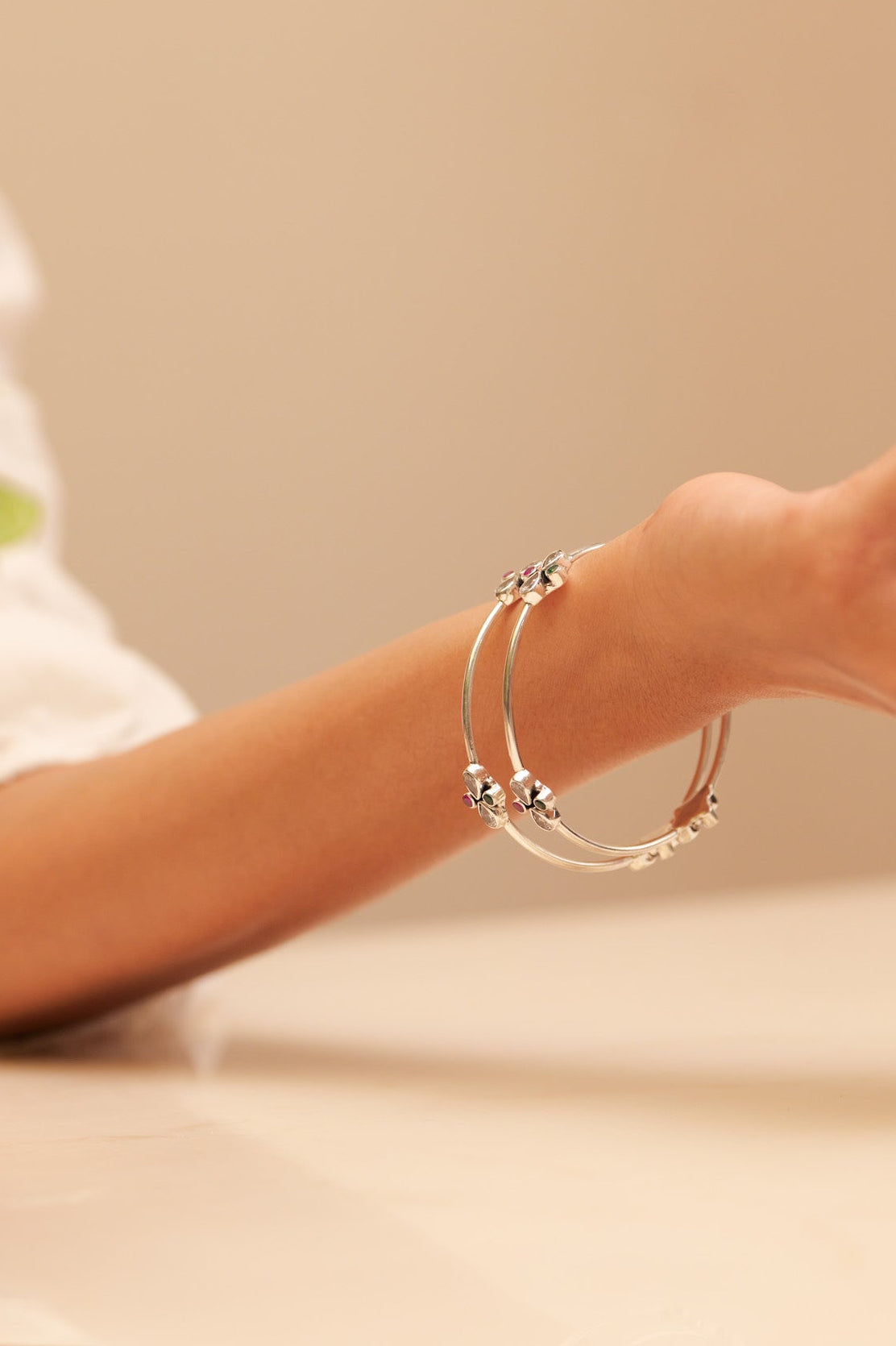 Celestial Multistone Signature Bangle