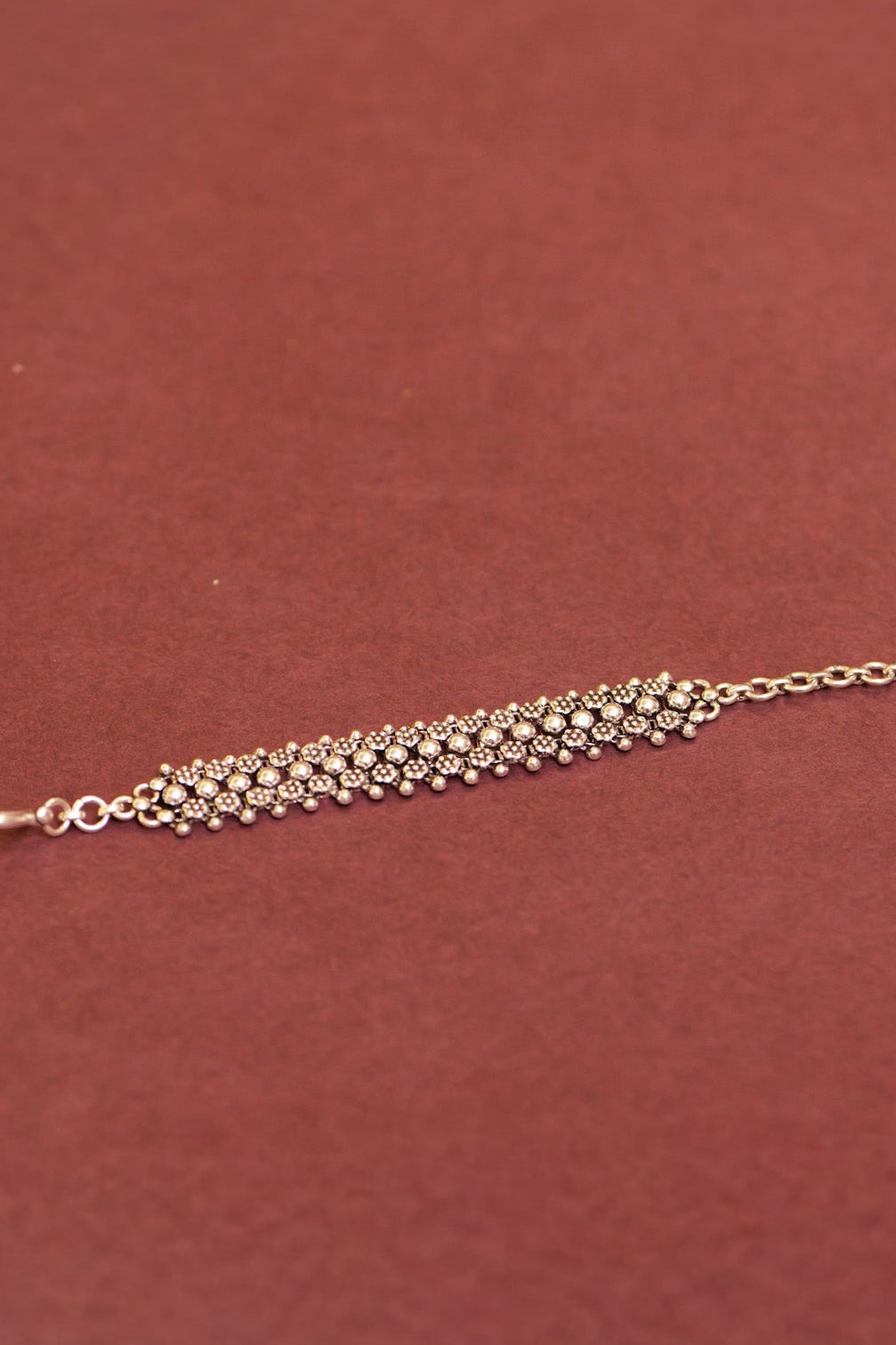 Mishi Intricate Flower Beaded Bracelet