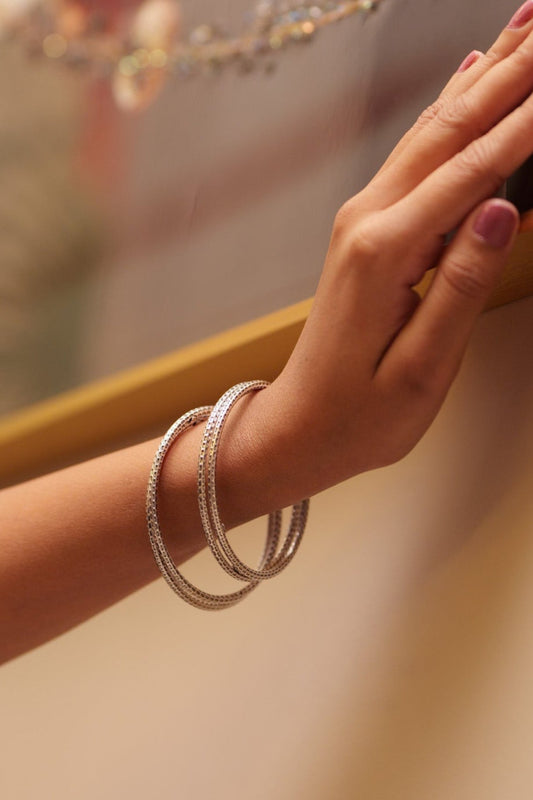 Aadhya Minidot Texture Bangle