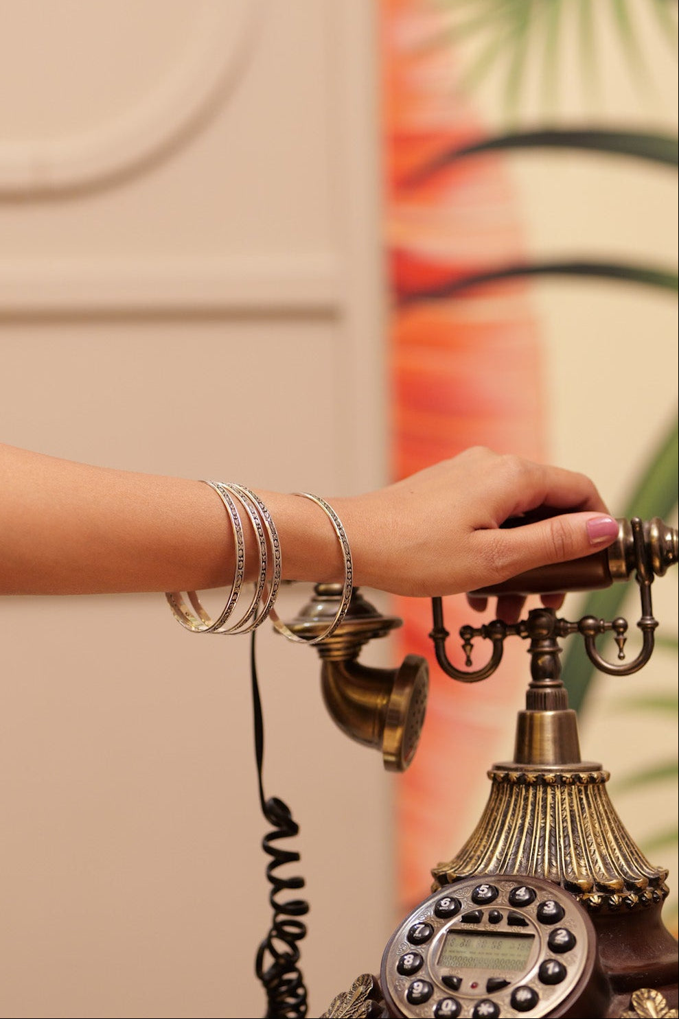 Anaya Floral Vine Classic Bangle