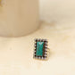 Classic Turquoise Jadau Cocktail Ring