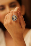 Timeless Victorian Coin Cocktail Ring