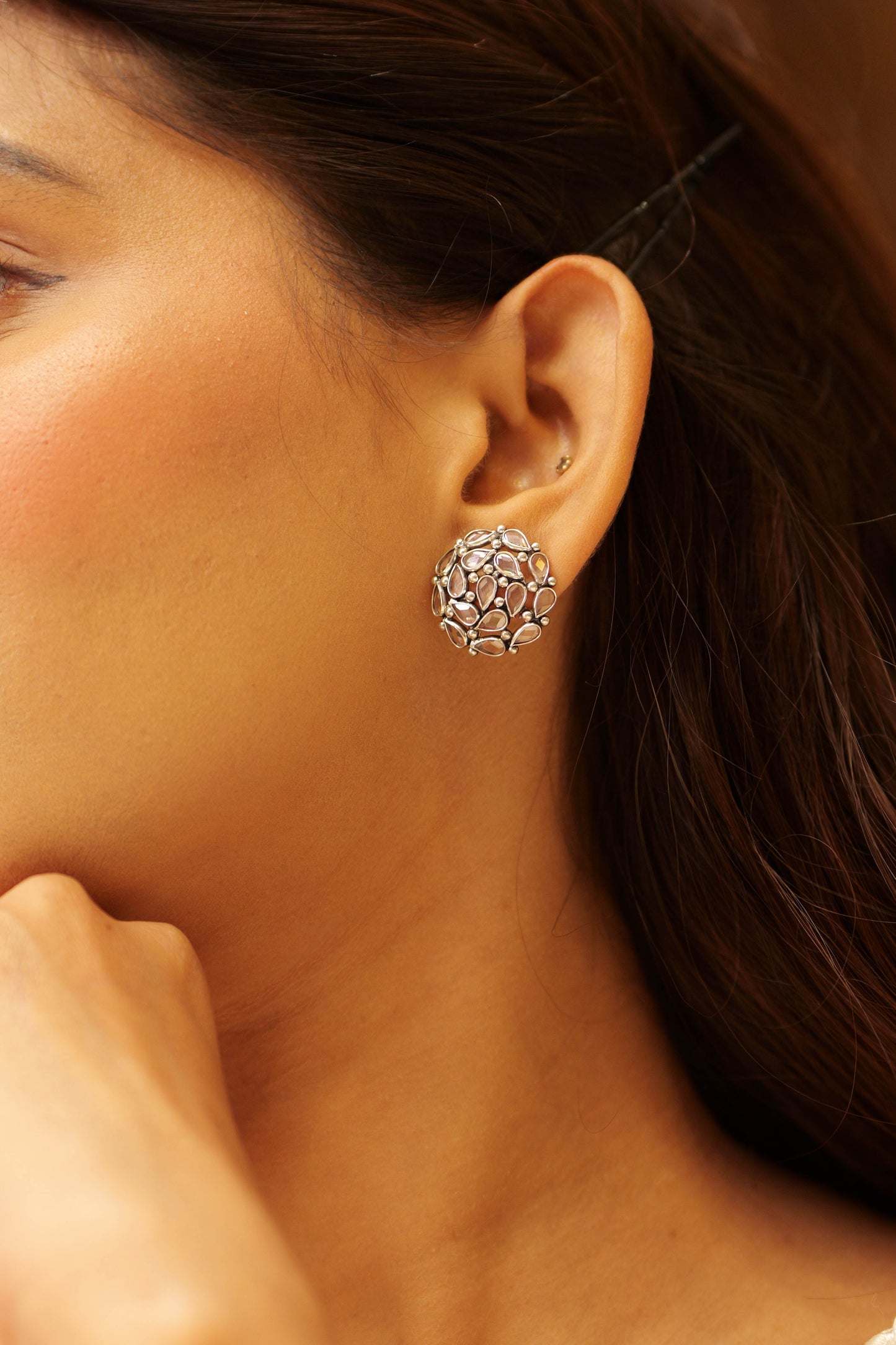 Fine Twinkling Lustre Studs