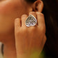 Anaya Floral Leaf Chitai Ring