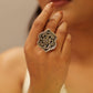 Anaya Floral Statement Chitai Ring