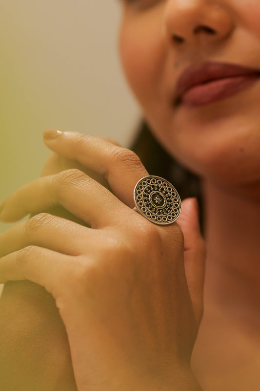 Anokhi Concentric Circle Ring