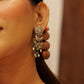 Aadhya Floral Jali Ghungroo Earrings