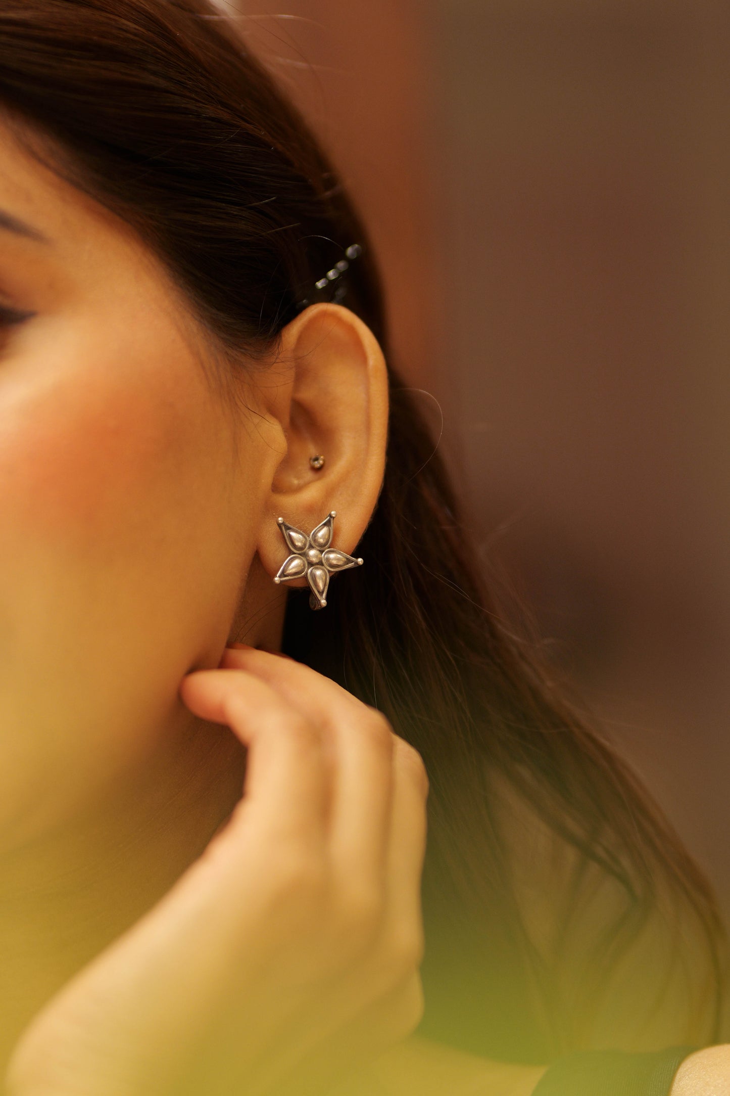 Aadhya Petal Daana Studs