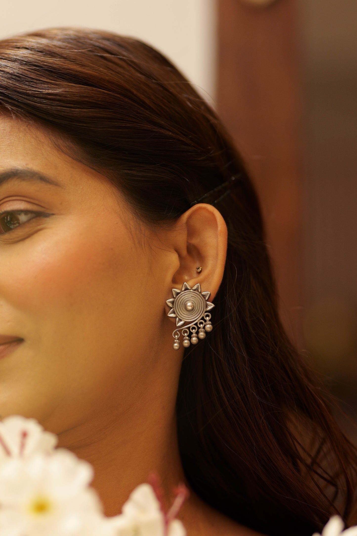 Aadhya Spiral Ghungroo Studs