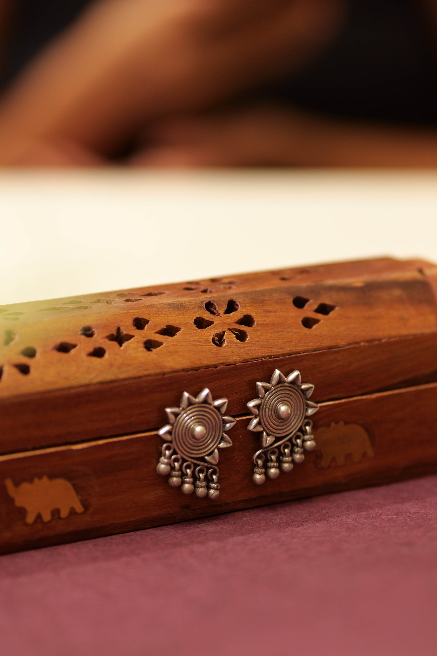 Aadhya Spiral Ghungroo Studs