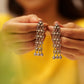 Aadhya Floral Jali Drop Earrings