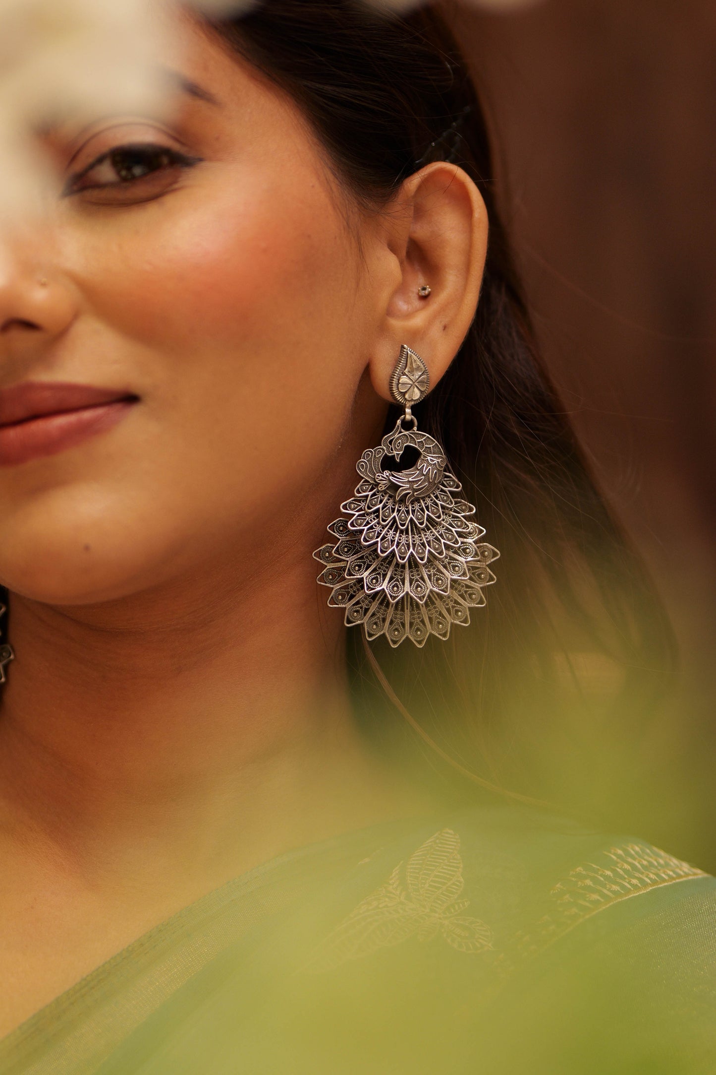 Aadhya Mayur Pankh Earrings