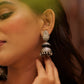 Aadhya Paisley Peacock Jhumka