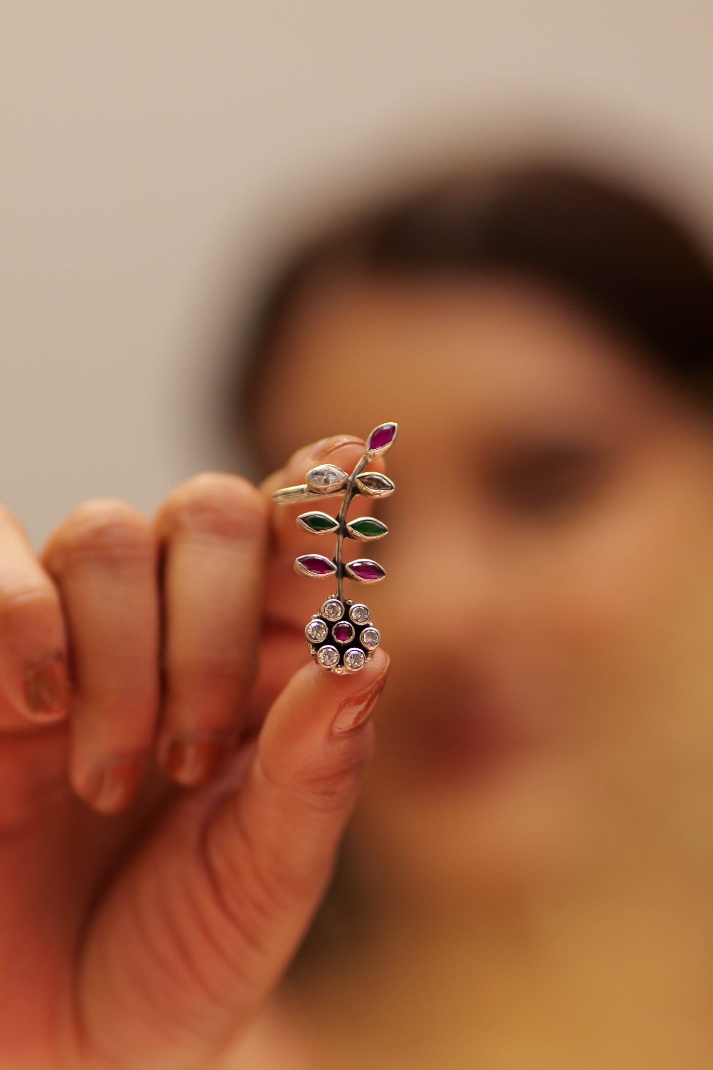 Anokhi Jadau Blossom Earcuff