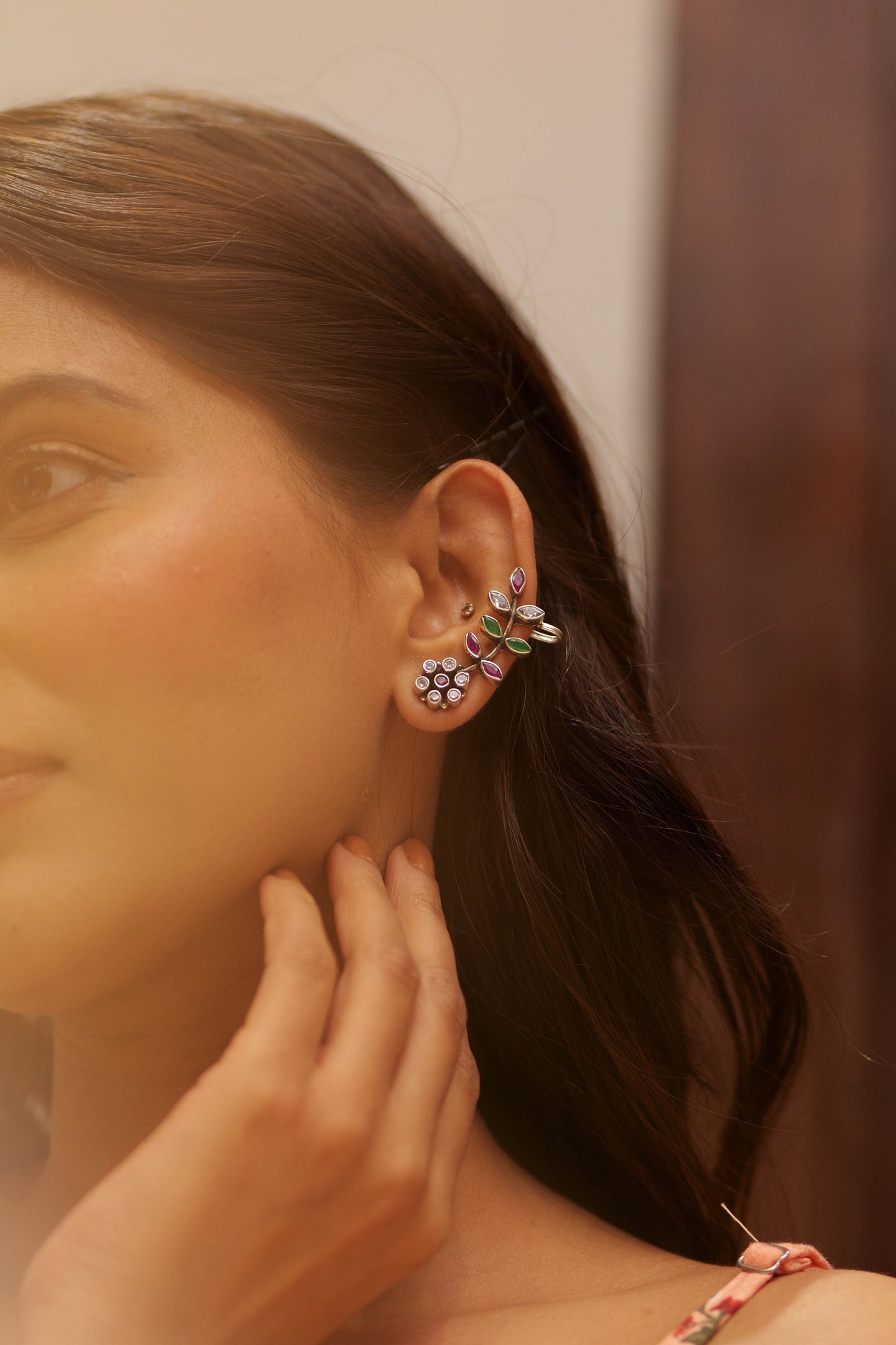 Anokhi Jadau Blossom Earcuff