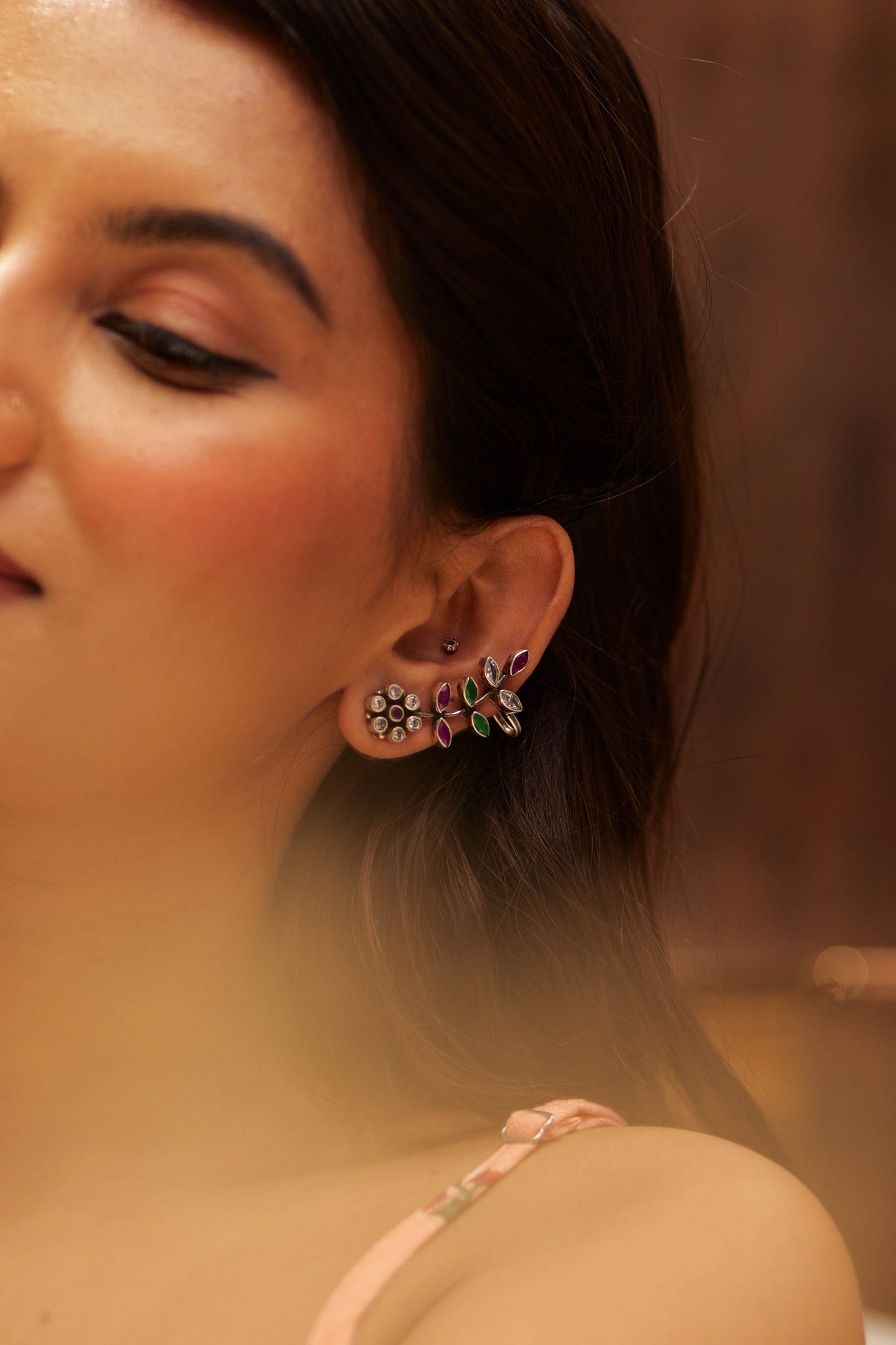 Anokhi Jadau Blossom Earcuff