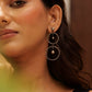 Anaya Dual Hoop Beads Earrings