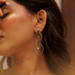 Anaya Dual Hoop Beads Earrings