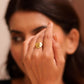Aadhya Hammered Heart Ring
