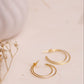 Aadhya Moon Curve Hoops