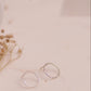 Classic Textured Circle Studs
