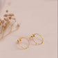 Classic Textured Circle Studs