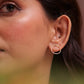 Classic Textured Circle Studs