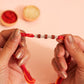 Rudraksha Triple Blessing Rakhi