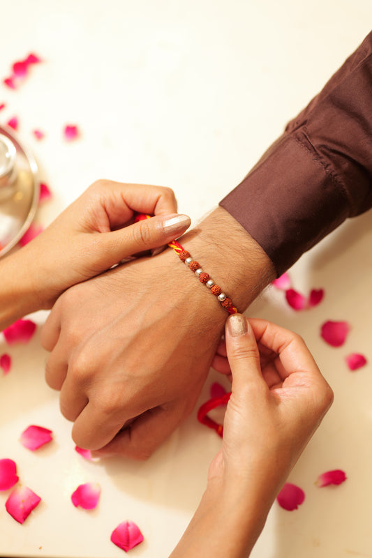 Aadhya Rudraksha Blessing Rakhi