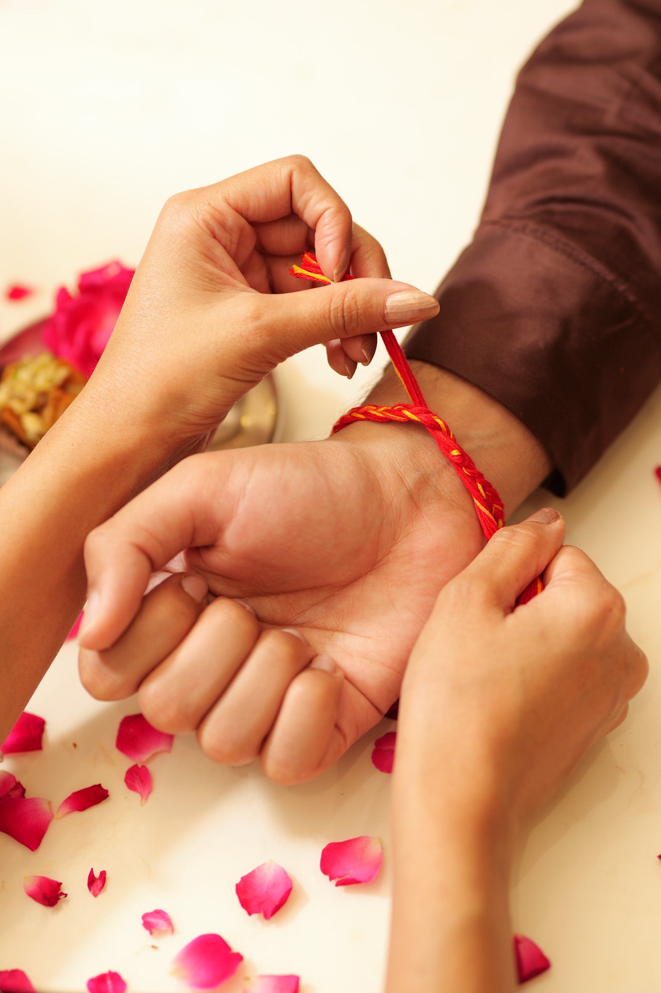 Rudraksha Triple Blessing Rakhi
