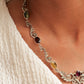 Peacock Bloom Navratna Necklace Set