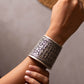 Anokhi Chitai Floral Statement Handcuff