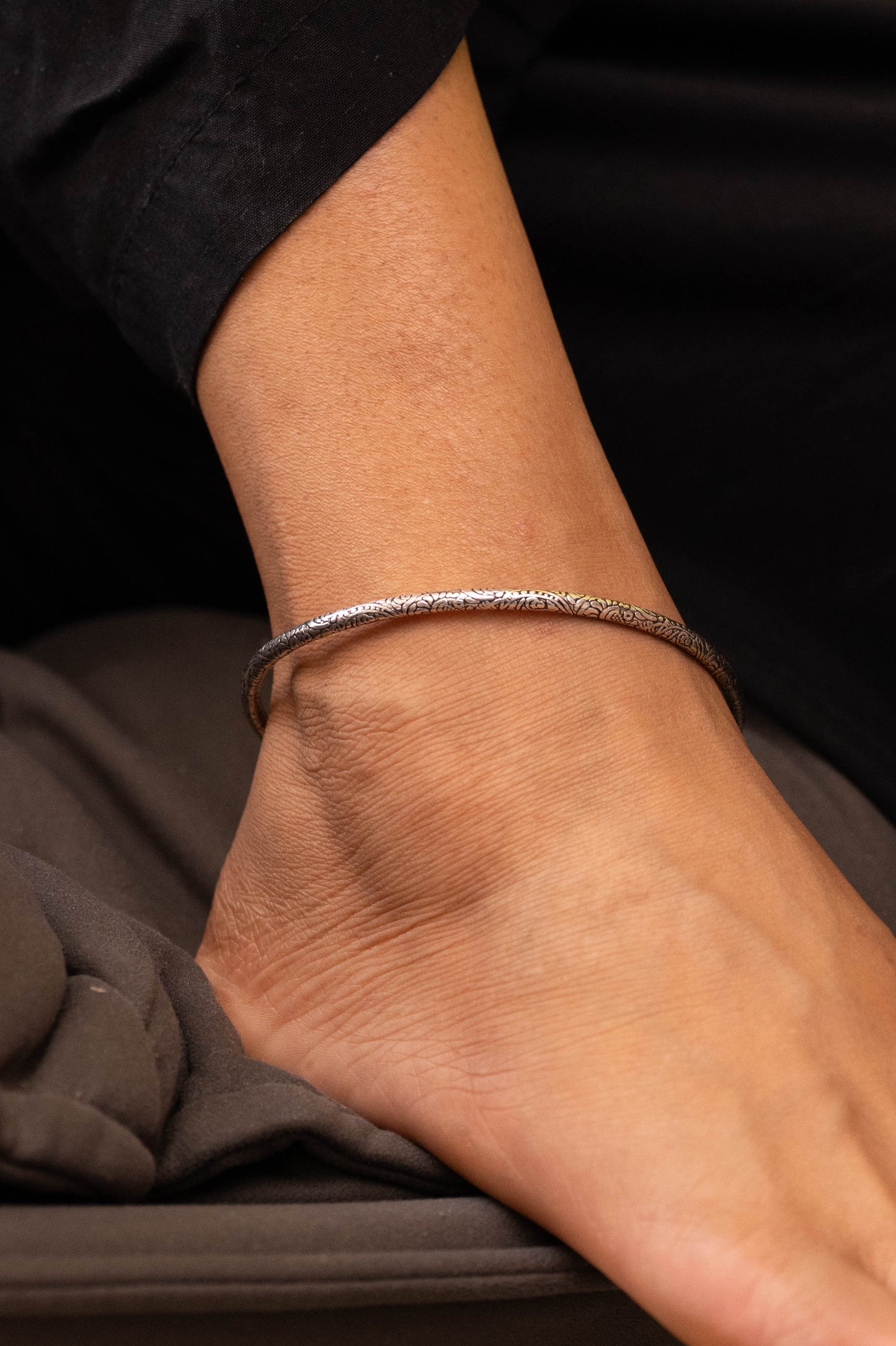 Aadhya Fine Intricate Ankle Kada