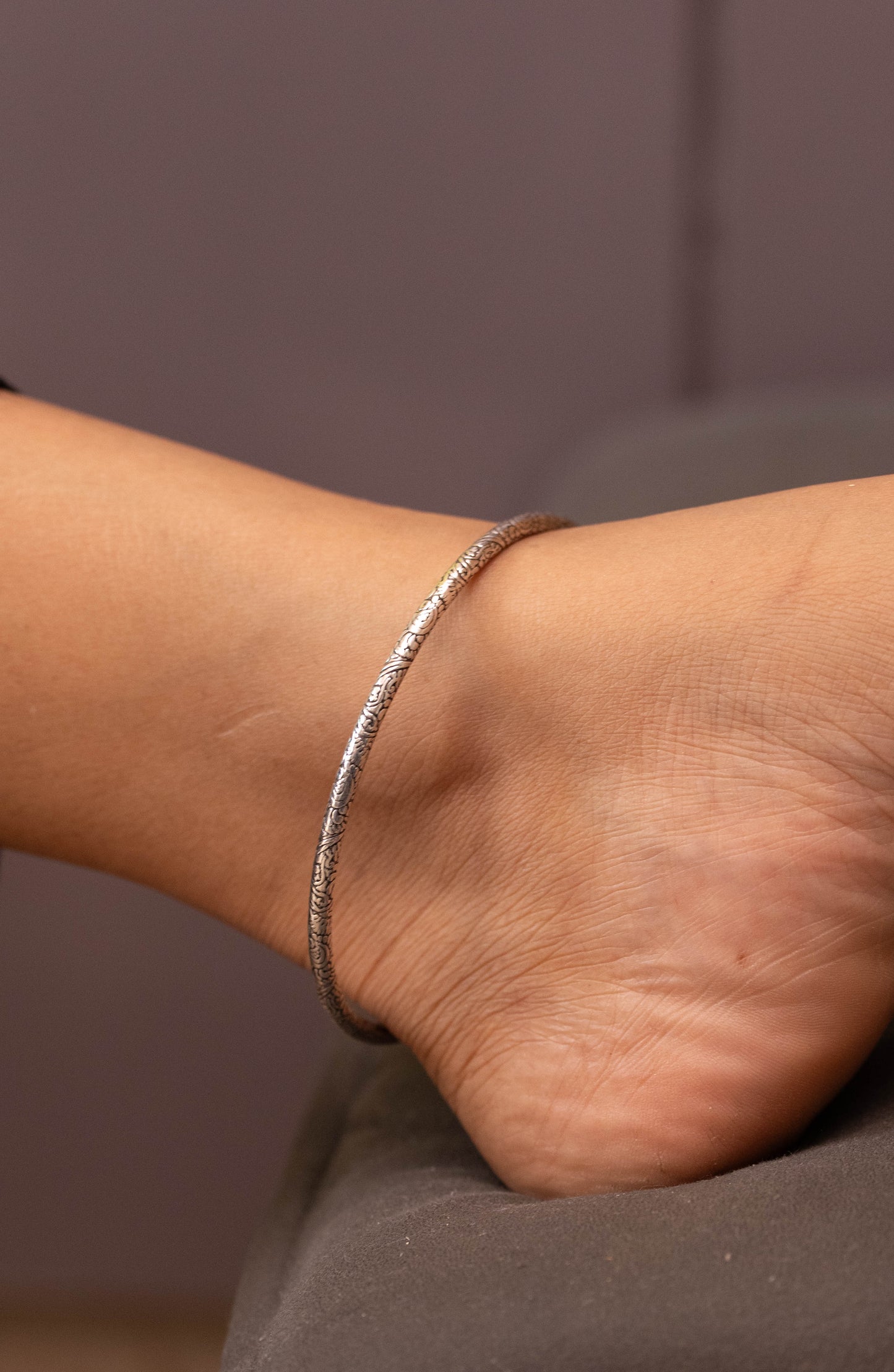Aadhya Fine Intricate Ankle Kada