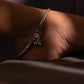 Aadhya Flat Snake Chain Anklet Pair