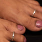 Aadhya Textured Sequence Toe Ring