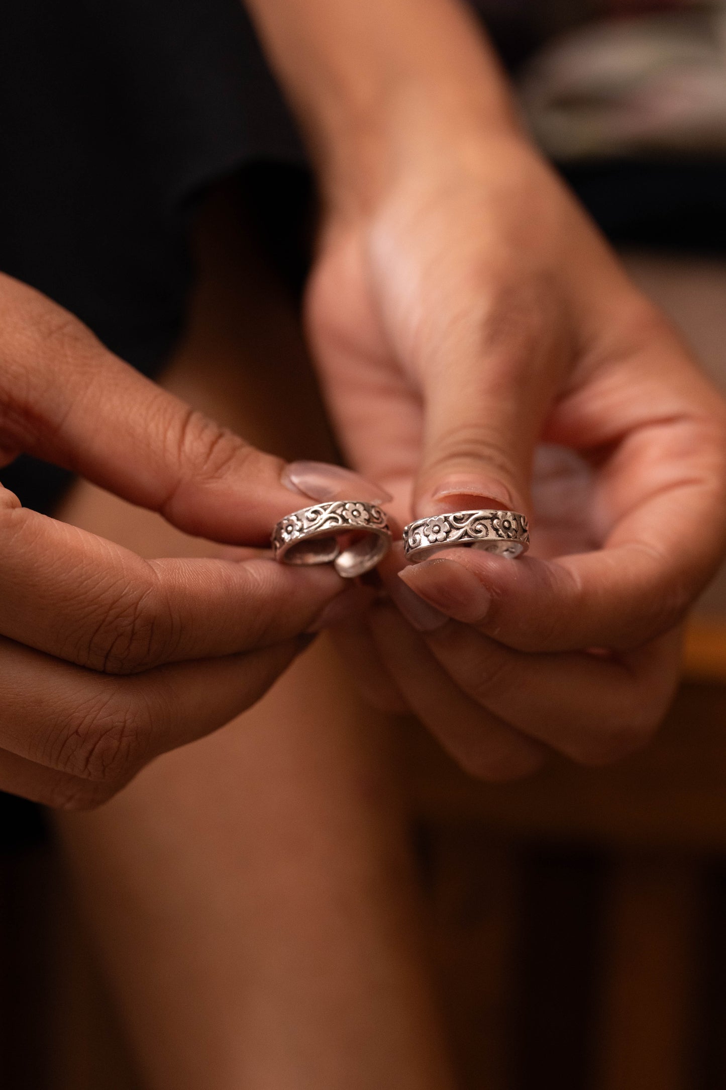 Anokhi Floral Vine Toe Ring