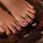 Anokhi Textured Weave Toe Ring