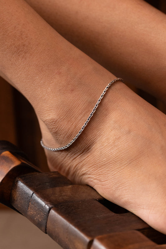 Mishi Classic Chain Anklet Pair